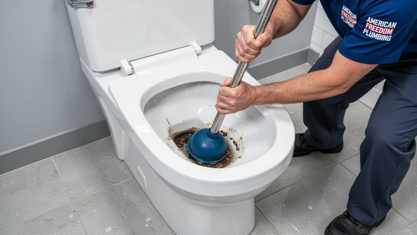 Clogged Toilet Repair
